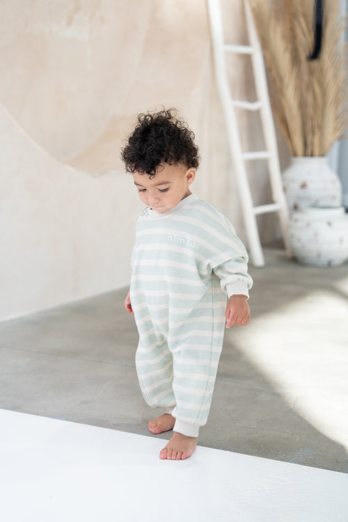 Breathable Cozysuit - Willow Stripe