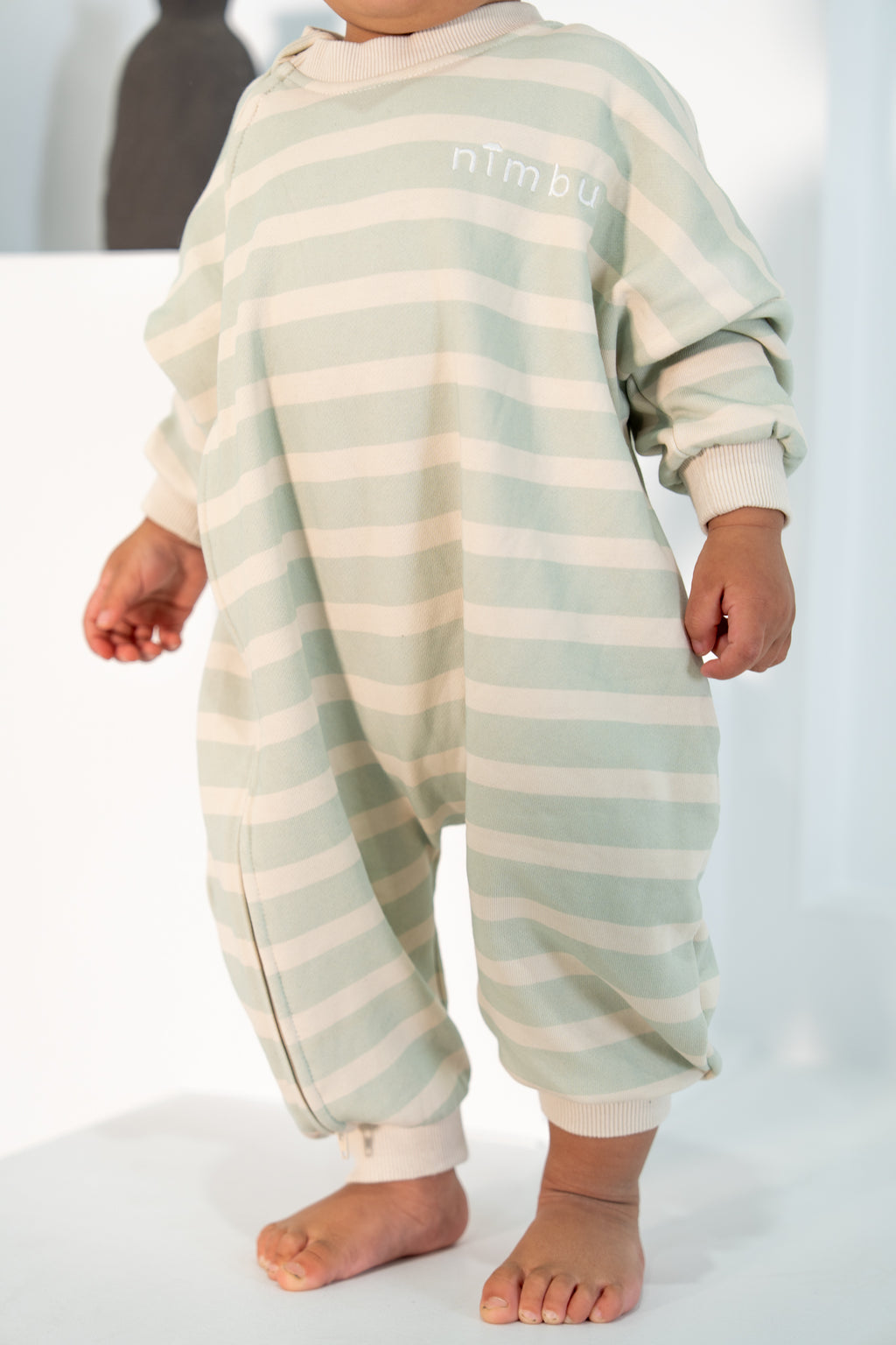 Breathable Cozysuit - Willow Stripe